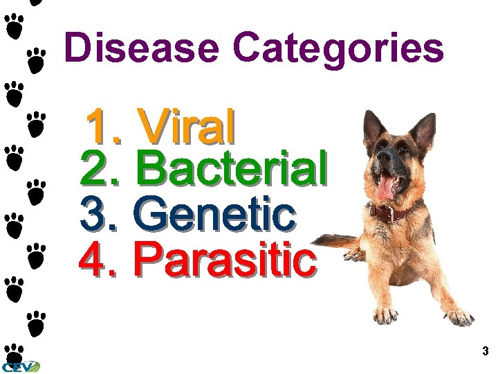 Disease Categories 3 