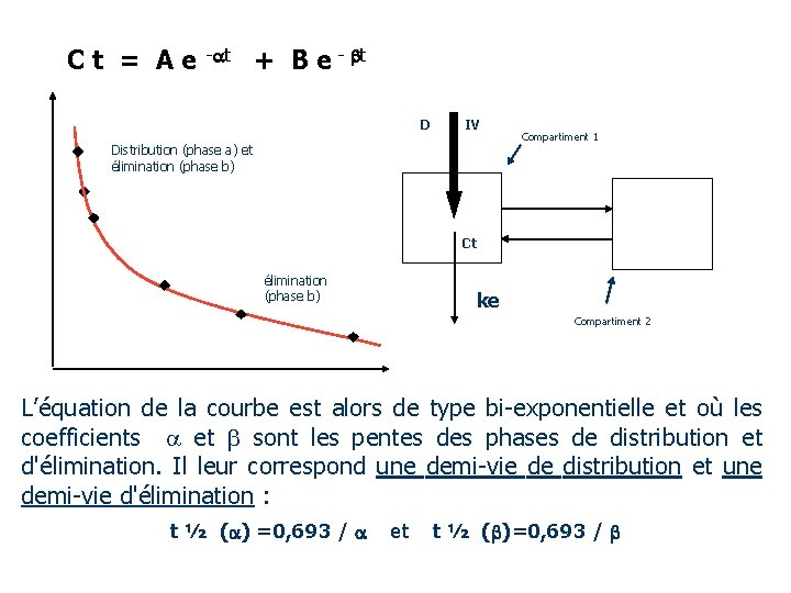 C t = A e - t + B e - t D IV