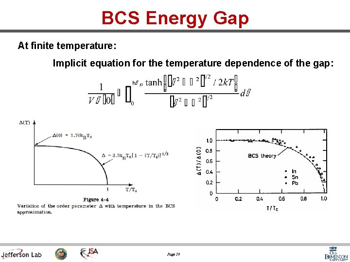 BCS Energy Gap At finite temperature: Implicit equation for the temperature dependence of the