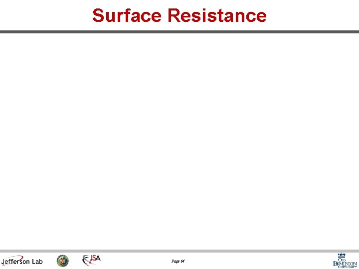 Surface Resistance Page 64 