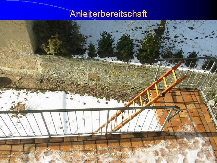 Anleiterbereitschaft Leiter Atemschutz, KP Reidt 