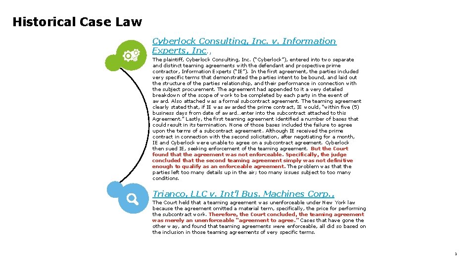 Historical Case Law Cyberlock Consulting, Inc. v. Information Experts, Inc. , The plaintiff, Cyberlock