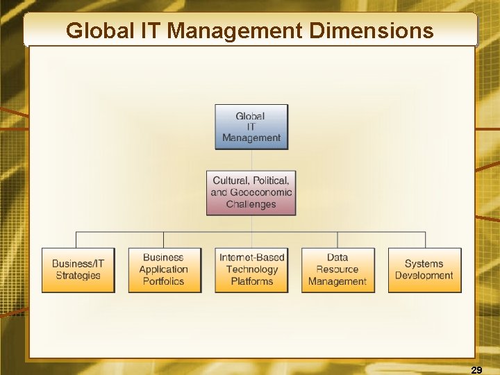 Global IT Management Dimensions 29 