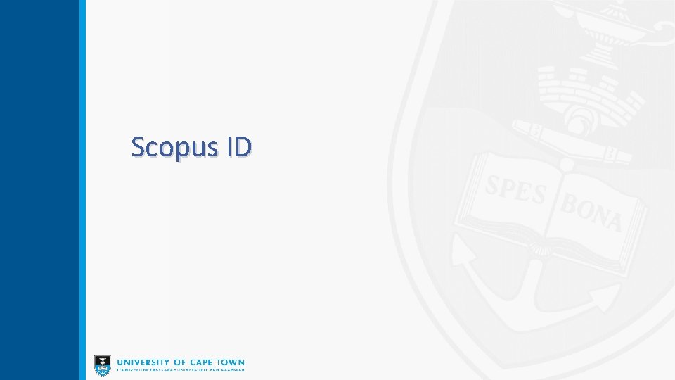 Scopus ID 