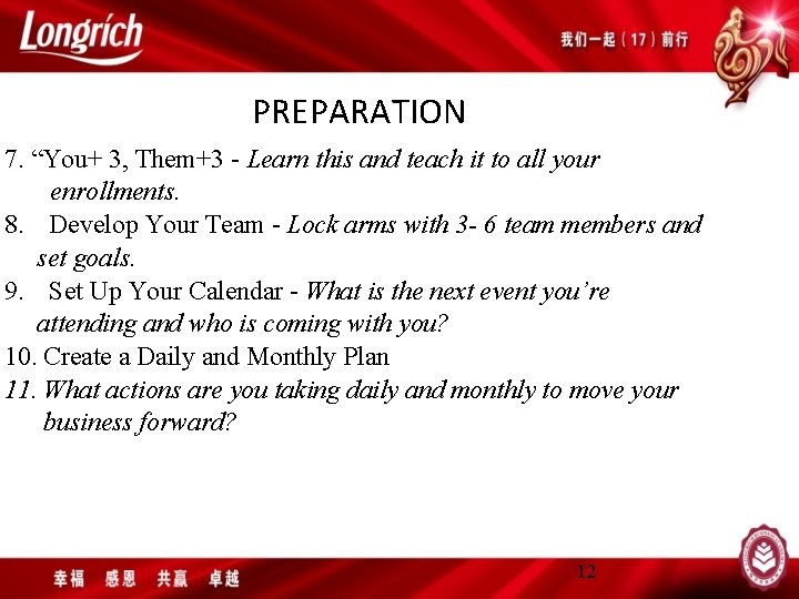 PREPARATION 7. “You+ 3, Them+3 - Learn this and teach it to all your