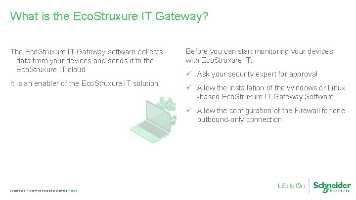 What is the Eco. Struxure IT Gateway? The Eco. Struxure IT Gateway software collects