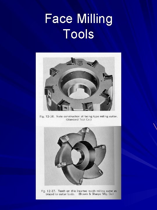 Face Milling Tools 