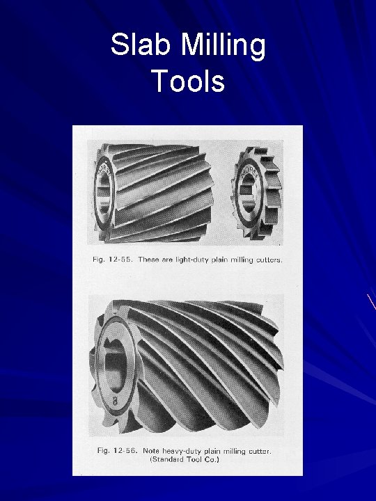 Slab Milling Tools 