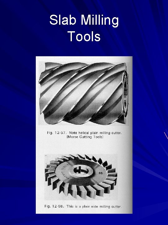 Slab Milling Tools 