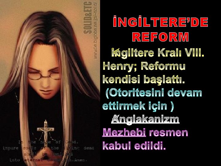 İNGİLTERE’DE REFORM 