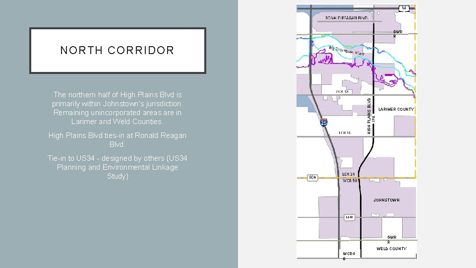 GWR R NORTH CORRIDOR HIGH PLAINS BLVD The northern half of High Plains Blvd