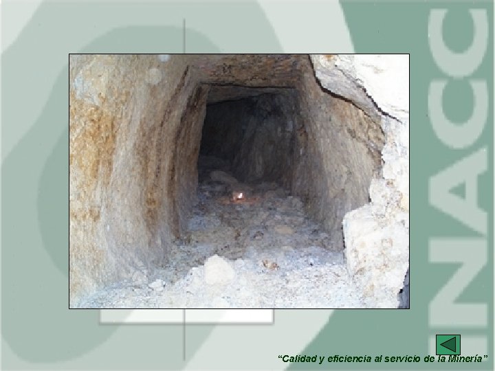 “Calidad y eficiencia al servicio de la Minería” 