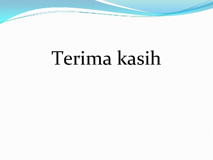 Terima kasih 