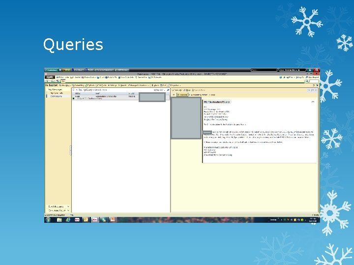 Queries 