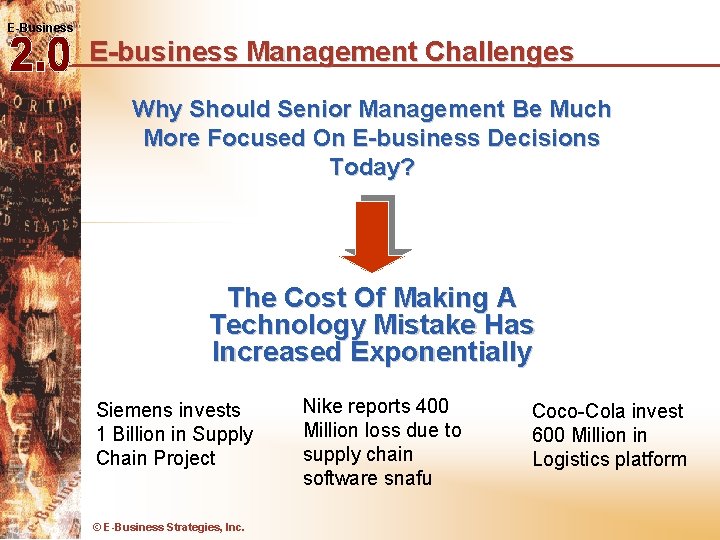 E-Business E-business Management Challenges Why Should Senior Management Be Much More Focused On E-business E-Business E-business Management Challenges Why Should Senior Management Be Much More Focused On E-business
