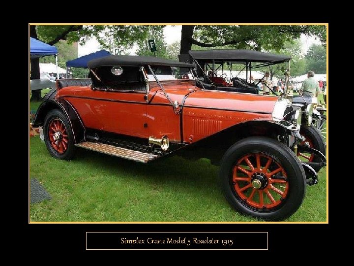 Simplex Crane Model 5 Roadster 1915 