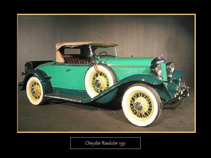 Chrysler Roadster 1931 