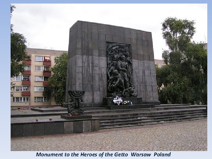 Monument to the Heroes of the Getto Warsaw Poland 