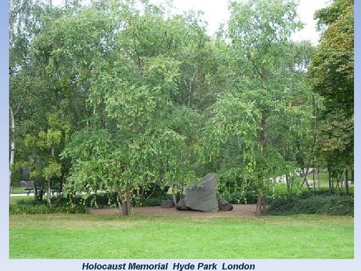 Holocaust Memorial Hyde Park London 