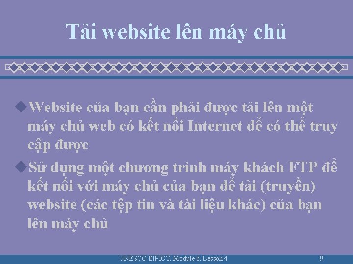 Tải website lên máy chủ u. Website của bạn cần phải được tải lên Tải website lên máy chủ u. Website của bạn cần phải được tải lên