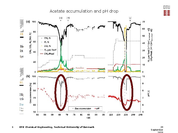 Acetate accumulation and p. H drop 6 DTU Chemical Engineering, Technical University of Denmark