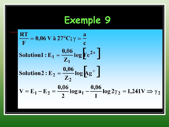 Exemple 9 