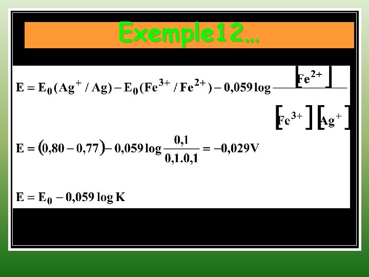 Exemple 12… 