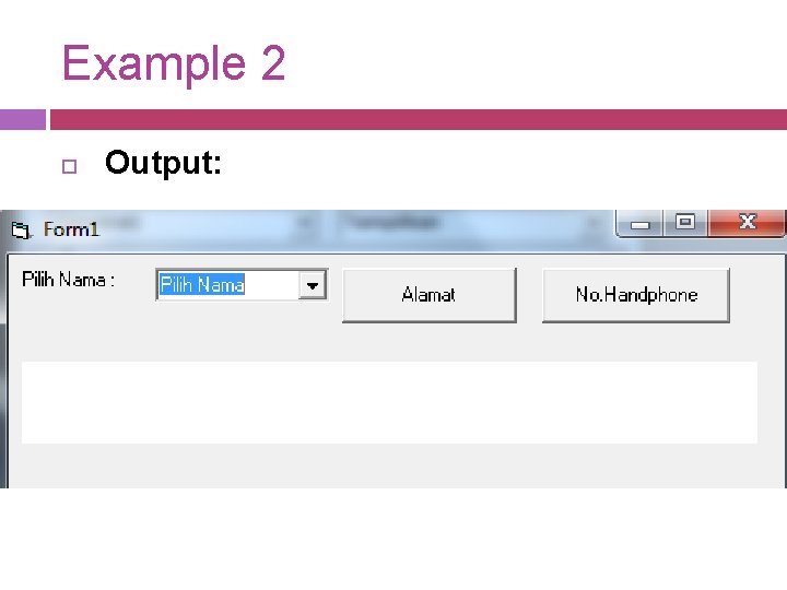 Example 2 Output: 