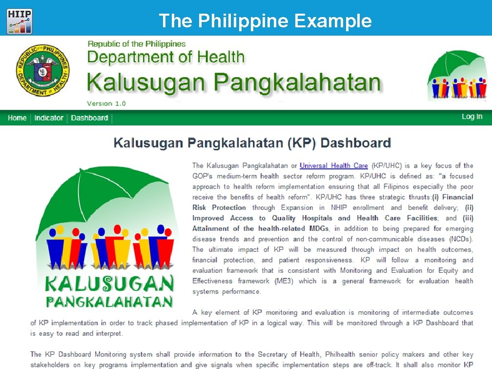 The Philippine Example Platform Health Information and Intelligence (HIIP) for the Western Pacific 31