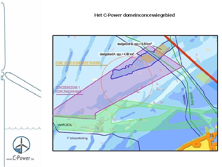 Het C-Power domeinconcessiegebied 