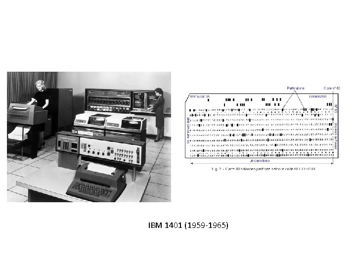 IBM 1401 (1959 -1965) 