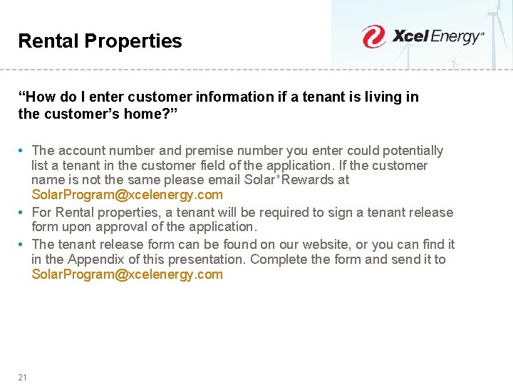 Rental Properties “How do I enter customer information if a tenant is living in