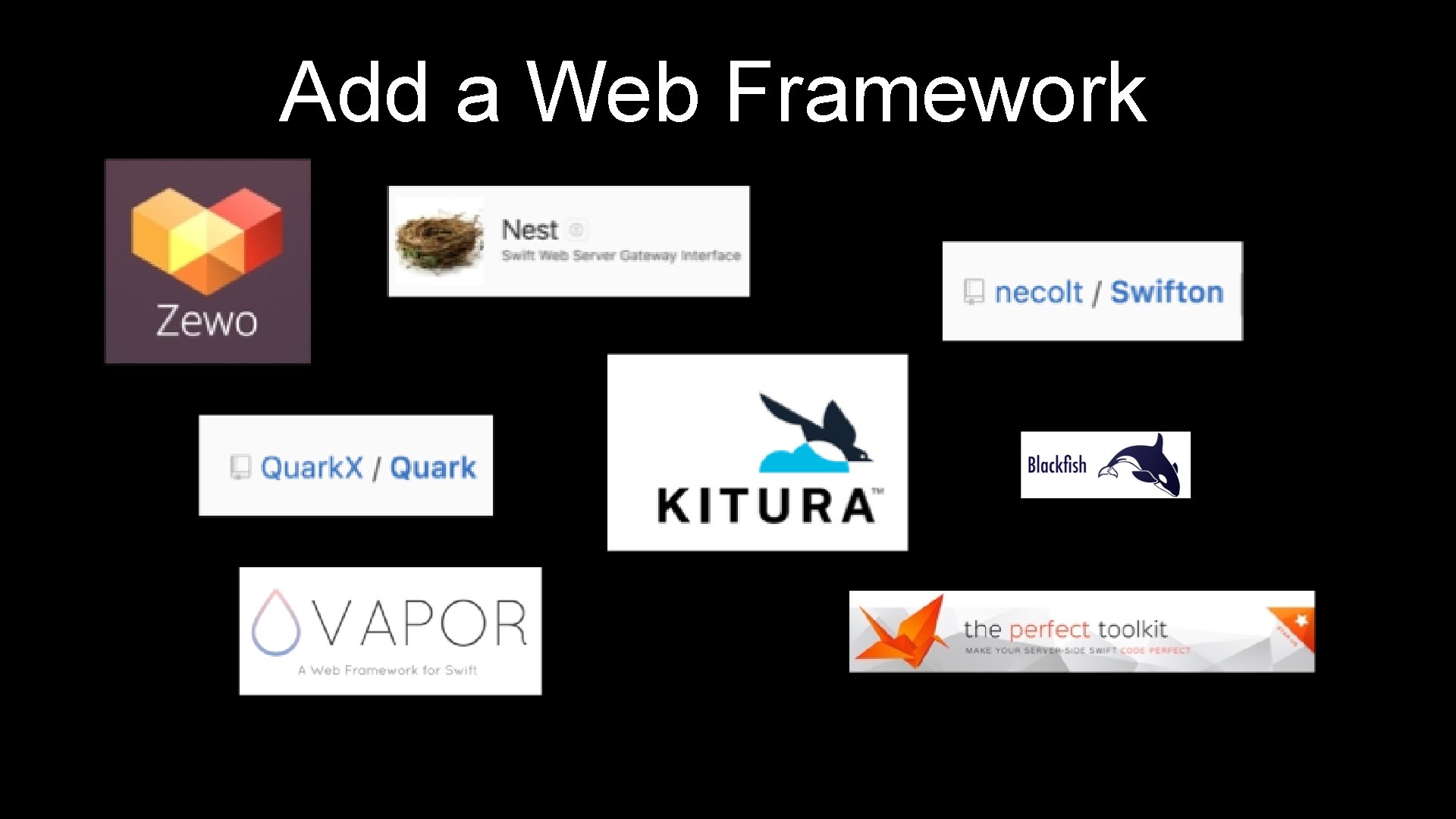 Add a Web Framework 