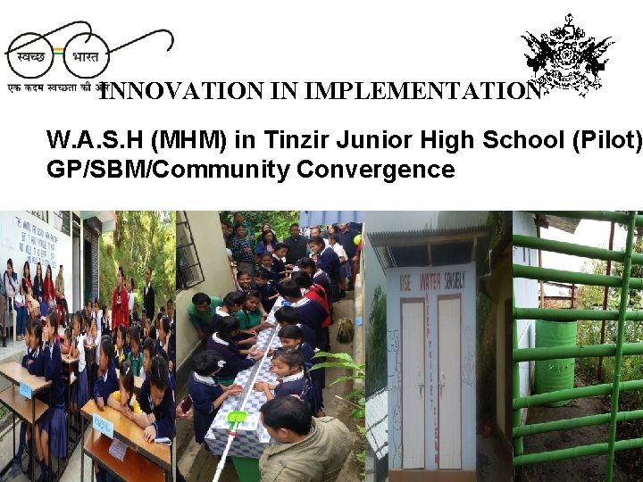 INNOVATION IN IMPLEMENTATION W. A. S. H (MHM) in Tinzir Junior High School (Pilot)