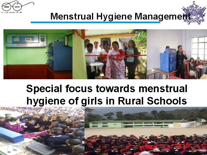 Menstrual Hygiene Management Special focus towards menstrual hygiene of girls in Rural Schools 
