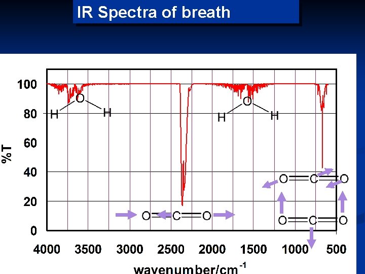 IR Spectra of breath 