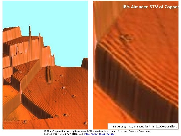 IBM Almaden STM of Copper Image originally created by the IBM Corporation. © IBM