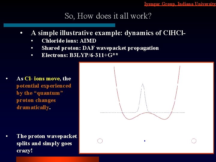 Iyengar Group, Indiana University So, How does it all work? • A simple illustrative