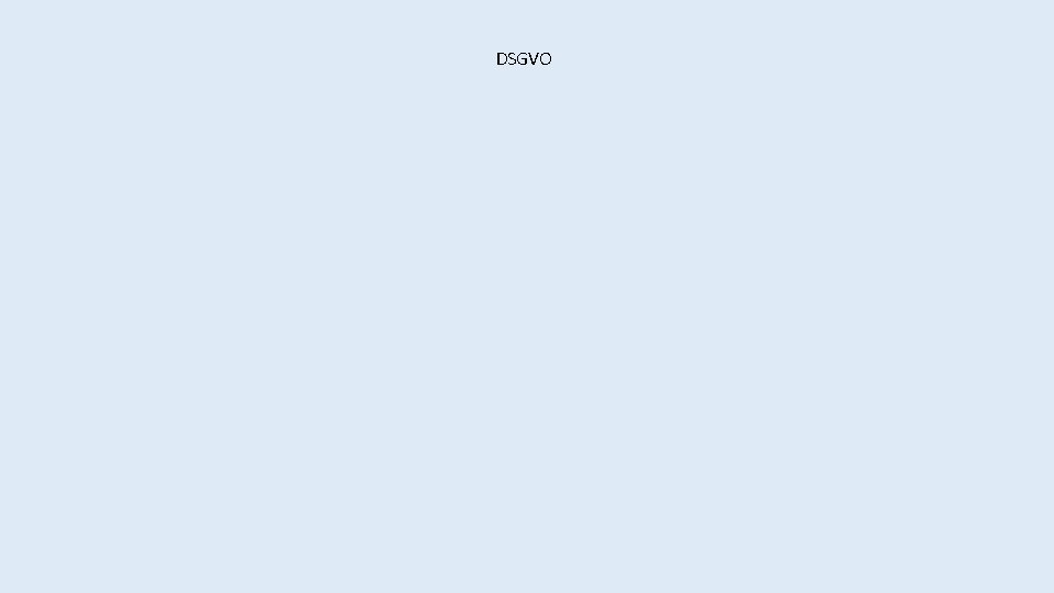 DSGVO 