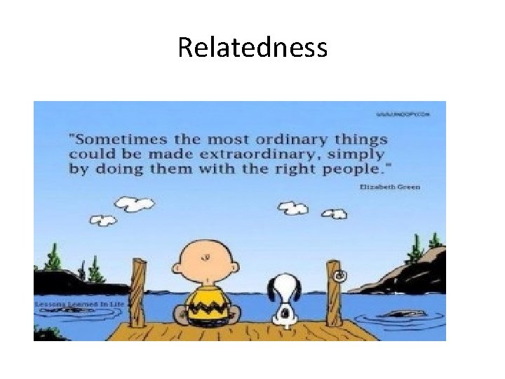 Relatedness 