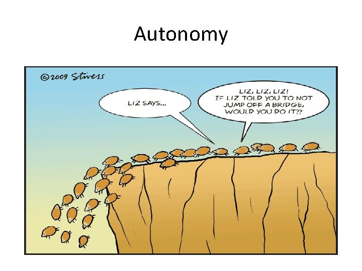 Autonomy 