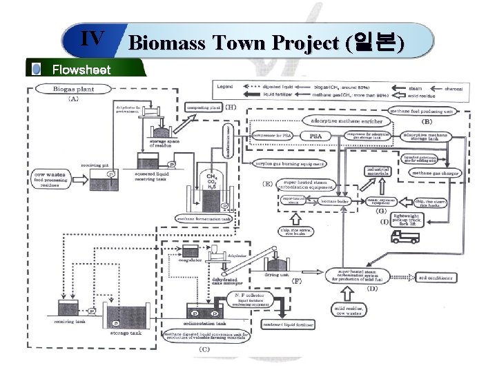 IV Flowsheet Biomass Town Project (일본) 