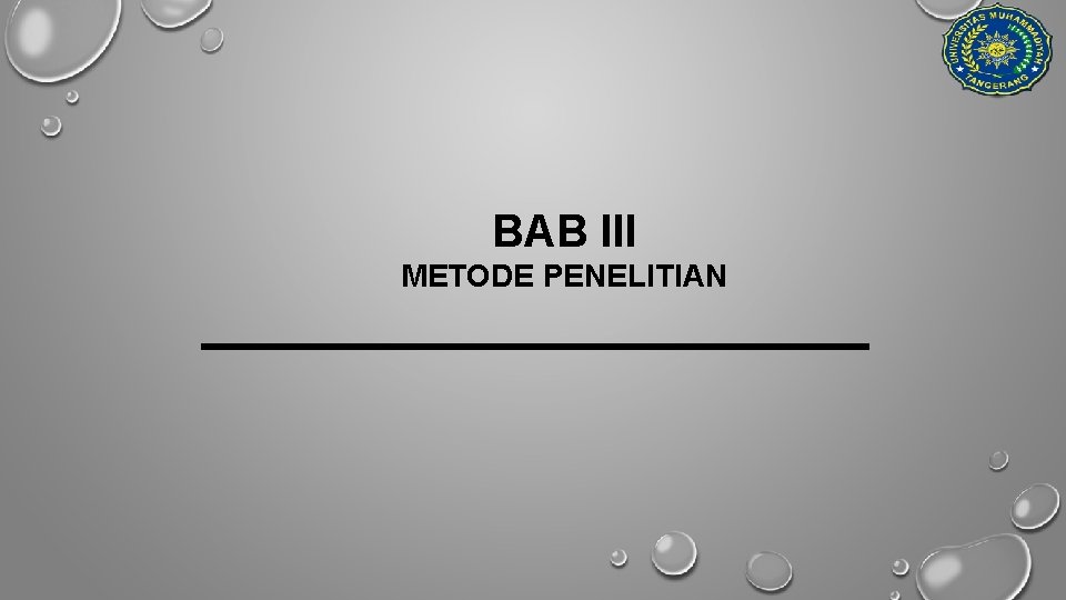 BAB III METODE PENELITIAN 