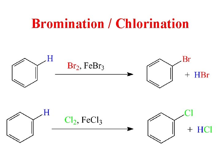 Bromination / Chlorination 