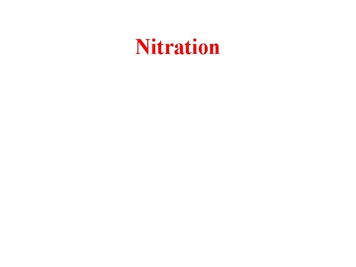 Nitration 