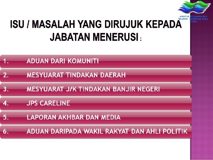 JABATAN PENGAIRAN DAN SALIRAN SEBERANG PERAI UTARA 