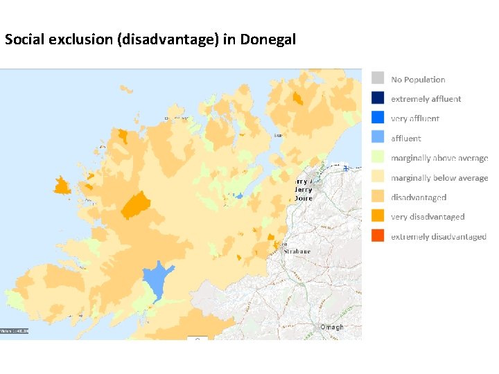 Social exclusion (disadvantage) in Donegal 