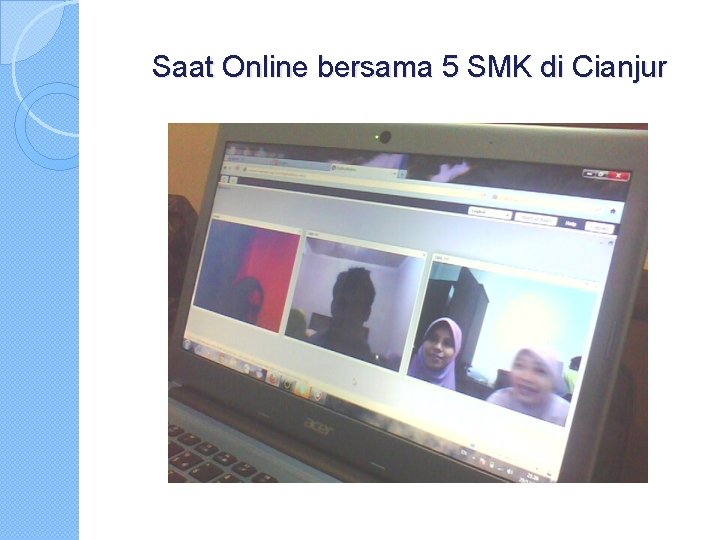 Saat Online bersama 5 SMK di Cianjur 