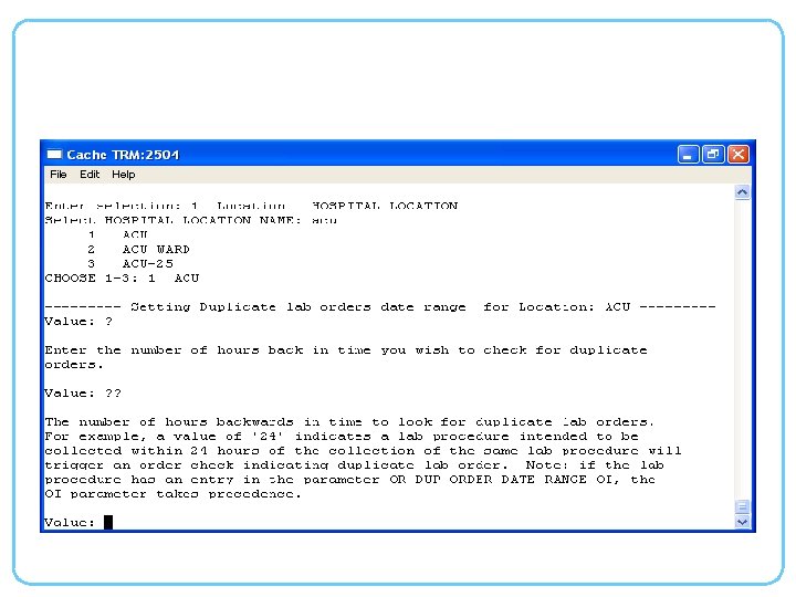 Setting Lab Duplicate Order Range 