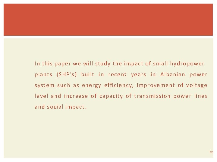 IMPACT OF DISTRIBUTED GENERATION ON POWER SYSTEM CASE